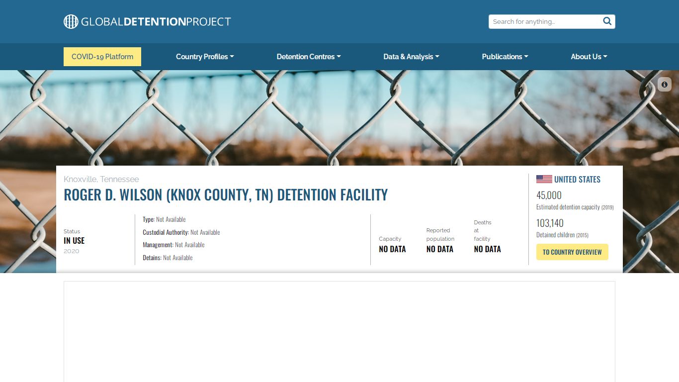 Roger D. Wilson (Knox County, TN) Detention Facility