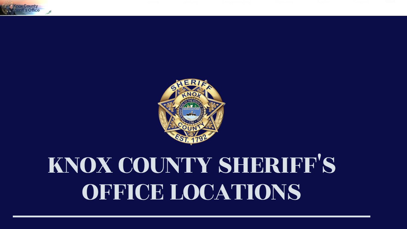 Contact – Locations – Knox County Sheriff Website